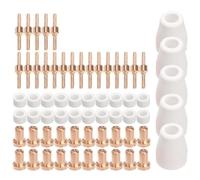 Kit de 65 consommables Pt31 Cut30-50 pour cutter plasma Parkside Rilon Jasic Mitech Chiry UNT Krypton Stamos Berlan Fullex avec haute résistance mécanique et conductivité thermique