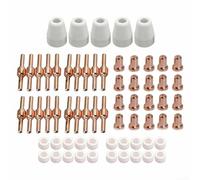 Kit de 65 pièces de buse de coupe plasma et électrode pour lampe torche refroidie par air pour systèmes PT31/Wenzhou 40A, coupe précise du métal, usage industriel intensif