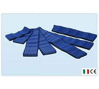 Kit de 7 bandes élastiques, hauteur 8 cm, 2 x 60 cm, 2 x 80 cm, 2 x 100 cm, 1 x 150 cm.