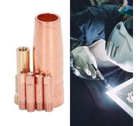 Kit de 7 embouts de buse en laiton pour soudure MIG sans gaz 0 6 0 8 0 9 1 0 1 2 mm Embouts de contact compatibles avec FC90 80GL Easy Weld 261308 306 Ti Easy Flux (1 mm)