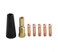 Kit de 7 embouts de buse pour soudeur MIG, compatible avec Easy-Flux 125 A 56355 56359 MB 14AK 100L Weld-Pak 100HD 125HD 140HD 180HD Mig135/175, 0,6 mm 0 (1,0 mm)