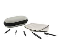 Kit de 7 outils de nettoyage pour appareils auditifs et écouteurs Airpod Comprend un nettoyeur d'aération, un pic en acier, un tournevis, une brosse et un chiffon en microfibre et un étui de