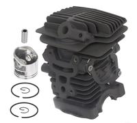 Kit de 7 pièces cylindre et piston 38 mm Compatible avec tronçonneuse MS171 MS181C Modèles #1139 1201 pour jardin et sylviculture