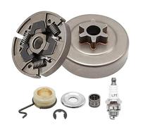 Kit de 7 pièces de pignon et tambour d'embrayage 3/8" avec rondelle E-clip, remplacement pour Stihl 017 018 019 019T 021 023 025 MS170 MS180 MS190 192 CE, MS210 MS230 MS250 MS199 1 MS21. 1, 123 640