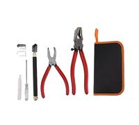 Kit de 7 Pinces à Briser Le Verre et Coupe-Verre, Outil de Coupe de Verre Robuste de 2 Mm à 20 Mm avec Pointe en Caoutchouc, Fonctionne Parfaitement pour Les Vitraux, Les Mosaïques