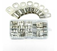 Kit de 70 bornes de tube en cuivre pour câble de soudure de batterie, connecteurs à sertir pour connexions électriques sécurisées