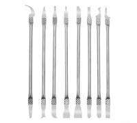 Kit de 8 barres de biche en métal pour réparation de téléphone portable, extraction de puce CPU, travail de levier de carte mère et tâches de démontage électronique fine