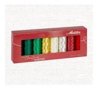 Kit de 8 Bobines Métalliques - Christmas Collection - Mettler(...) - Rouge