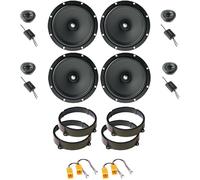 Kit de 8 boîtiers FOCAL ASE 165 pour Alfa 147/159 de 165 mm avec 2 supports avant, 2 arrière et 4 connecteurs