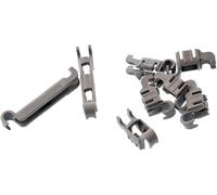 Kit de 8 clips de roulement pour panier inférieur de lave-vaisselle - Compatible avec Bosch & Siemens - Référence 00611472
