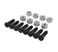 Kit de 8 écrous de roue 6709170 6564669 compatibles avec Bobcat 643 S76, boulons de roue de rechange et écrous pour chargeuse compacte