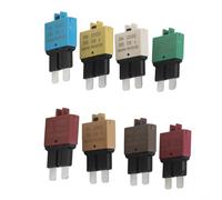 Kit de 8 fusibles de réinitialisation manuelle de 3 A à 30 A pour systèmes d'alimentation de véhicules récréatifs