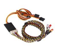 Kit De 8 Lampes Stroboscopiques À Lumière Ultra Led Clignotante Pour Voiture Télécommandée Hsp Tamiya Cc01 Et 4wd Axial Scx10, 1/10 Et 1/8