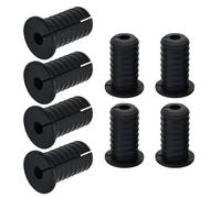 Kit de 8 pièces de traversée de mur avec étoile filetée en silicone pour fils de 7 mm dans des trous de perçage de 19 mm