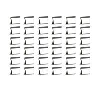 Kit de 8 pinces de recharge avec pince en métal - Capacité de 40 feuilles - Pour employés de bureau, école, enseignant, grande taille avec distributeur ou emballage de table