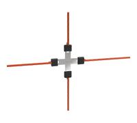 Kit de 8 réparations connecteurs Kerbl Litzclip (x6) Rouge TU