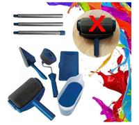 Kit de 8 rouleaux de peinture Paint Runner Pro Roller Brush SWAREY - Bleu - pour peindre murs, plafonds et coins
