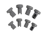 Kit de 8 roulettes for panier supérieur de lave-vaisselle, compatible avec les modèles Electrolux et Favorit.