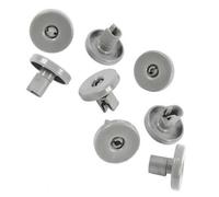 Kit de 8 roulettes panier inférieur pour lave-vaisselle Arthur Martin Electrolux - Blanc