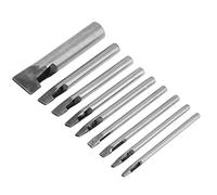 Kit De 9 Perforatrices En Cuir, 2 Mm, Ensemble D'outils De Perforation De Forme Ovale En Cuir, Outil De Coupe Creux Pour Ceinture, Bracelet De Montre, Travail du Cuir