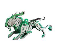 Kit de 92 puzzles 3D en métal - Assemblage à faire soi-même - Steampunk - Bête chinoise ancienne - Bi'an - Décorations de bureau créatives pour bureau et maison