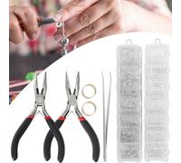 Kit De Anillo Dividido Para Fabricación De Joyas Diy, 4, 5, 6, 7, 8 Y 10mm, Clip Conector, Hebilla, Langosta, Anillo Para Saltar, Accesorio De Herramienta De Fabricación De Joyería