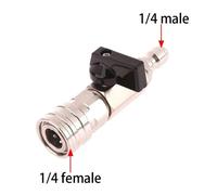 Kit de assujetà bille pour nettoyeur haute pression, connecteur rapide 1/4, interrupteur marche/arrêt pour tuyau de lave-auto, acier inoxydable, M22, 14mm-Marron