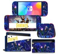 Kit De Autocollants Skin Decal Pour Commutateur Oled Ns Console De Jeu Oled Fortnite, T1345