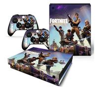 Kit De Autocollants Skin Decal Pour Console De Jeu Fortnite Corps H?Te De La Console De Jeu Xbox One X, T1tn-Xbonex-1057