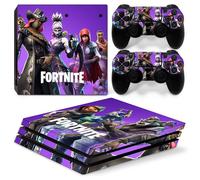 Kit De Autocollants Skin Decal Pour Console De Jeu Ps4 Pro Corps Complet Fortnite T1tn-P4pro-7033.
