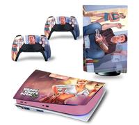 Kit De Autocollants Skin Decal Pour Console De Jeu Ps5 Full Body Gta5 Grand Theft Auto, Version Cd-Rom T2308