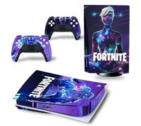 Kit De Autocollants Skin Decal Pour Console De Jeu Ps5disk Full Body Fortnite, Version Cd-Rom T1431