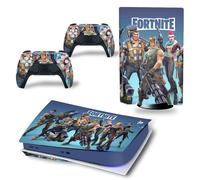 Kit De Autocollants Skin Decal Pour Console De Jeu Ps5disk Full Body Fortnite, Version Cd-Rom T2348
