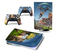 Kit De Autocollants Skin Decal Pour Console De Jeu Ps5disk Full Body Fortnite, Version Cd-Rom T2376