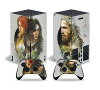 Kit De Autocollants Skin Decal Pour Console De Jeu Xbox Series X Corps Complet The Witcher 3,T1tn-Seriesx-4886