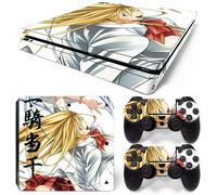 Kit De Autocollants Skin Decal Pour Ps4 Slim Game Console Whole Body Wood Grain Leopard Blue And White Porcelain Series, T1tn-Ps4slim-7024
