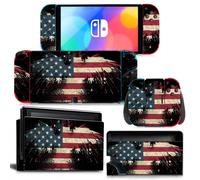 Kit De Autocollants Skin Decal Pour Switch Oled Game Console National Flag Series Theme Series, T1tn-Nsoled-0981