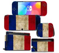 Kit De Autocollants Skin Decal Pour Switch Oled Game Console National Flag Series Theme Series, T1tn-Nsoled-0979