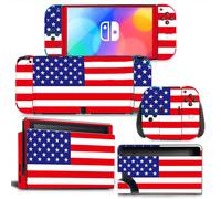 Kit De Autocollants Skin Decal Pour Switch Oled Game Console National Flag Series Theme Series, T1tn-Nsoled-0972