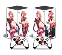 Kit De Autocollants Skin Decal Pour Xbox Series X Console De Jeu En Option Xsx Sans Laisser De Colle Anime Girl, T1tn-Seriesx-2545