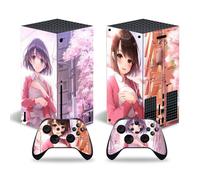 Kit De Autocollants Skin Decal Pour Xbox Series X Console De Jeu En Option Xsx Sans Laisser De Colle Anime Girl, T1tn-Seriesx-2531