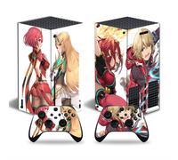 Kit De Autocollants Skin Decal Pour Xbox Series X Console De Jeu En Option Xsx Sans Laisser De Colle Anime Girl, T1tn-Seriesx-2549