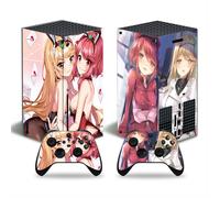 Kit De Autocollants Skin Decal Pour Xbox Series X Console De Jeu En Option Xsx Sans Laisser De Colle Anime Girl, T1tn-Seriesx-2550