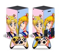 Kit De Autocollants Skin Decal Pour Xbox Series X Console De Jeu En Option Xsx Sans Laisser De Colle Anime Girl, T1tn-Seriesx-2504
