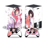 Kit De Autocollants Skin Decal Pour Xbox Series X Console De Jeu En Option Xsx Sans Laisser De Colle Anime Girl, T1tn-Seriesx-2530