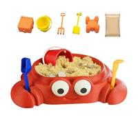 Kit de bac à sable, décoration de bureau en forme de crabe, paysage sensoriel pour la maison, facile à utiliser, outil de relaxation, accessoire décoratif pour adultes, étudiants, collectionneurs