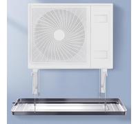 Kit de bac de récupération des condensats en Acier Inoxydable pour climatiseurs Split, bac de récupération Universel et Coussinet de Drainage pour systèmes de Pompe à Chaleur - Solution de c