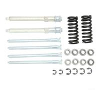 Kit de bague de charnière de porte avant de rechange pour camions et SUV Chevrolet avec goupilles essentielles pour réparation de porte (A)