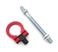 Kit De Bagues À Visser Pour Crochet De Remorquage Avant Et Arrière En Aluminium Pour Subaru BRZ Pour Impreza WRX 86 Cache-œillets remorquage voiture(ROUGE)