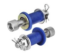 Kit de bagues de capot, kit de boulons de pivot de charnière de capot moteur de remplacement, adaptés aux capots courts et allongés Peterbilt 378 379, bague en polyuréthane de